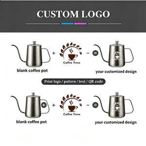 Bollitore <span class=keywords><strong>Vintage</strong></span> in Acciaio Inox con Beccuccio a Collo d'Oca per Caffè, 350ml, per Preparazione Manuale, Personalizzabile con Logo - Product Image 6