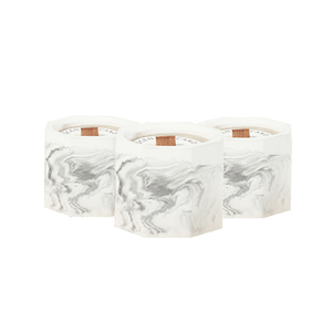 Bougies parfumées élégantes de qualité supérieure à motifs de <span class=keywords><strong>marbre</strong></span> avec mèches en bois pour une ambiance esthétique à la maison - Product Image 6