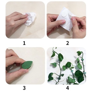 Clips de fixation de crochets de plantes muraux auto-adhésifs pour plantes grimpantes <span class=keywords><strong>Support</strong></span> de vignes en plastique vert - Product Image 4
