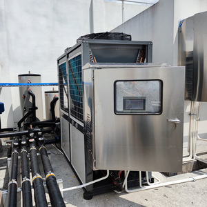 Système de pompe à chaleur air-eau 380V en acier inoxydable R-410A, économie d'énergie, chauffage et refroidissement industriels - Product Image 1