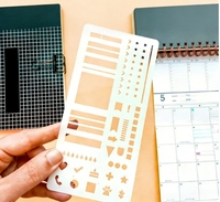 Grenzüberschreitende Neue Acryl Handgefertigte Flexible Schablone für Zeichnen und Notizbücher