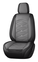 Housses de siège de voiture AUDLY Deluxe Design Sports Style, ensemble complet en cuir PU 5D, toutes saisons, 8 pièces, ajustement universel pour SUV