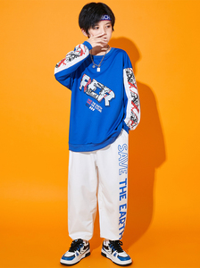 Costumes de cheerleading à manches longues pour enfants pour les élèves du primaire lors des costumes de performance de la réuni - Product Image 3