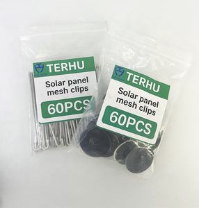 Kuş ağları yaklaşık güneş panelleri galvanizli 1.3mm 6 ''* 100ft 60 alüminyum klipler ile fotovoltaik kablo anti-gnawing Critter Guard - Product Image 3