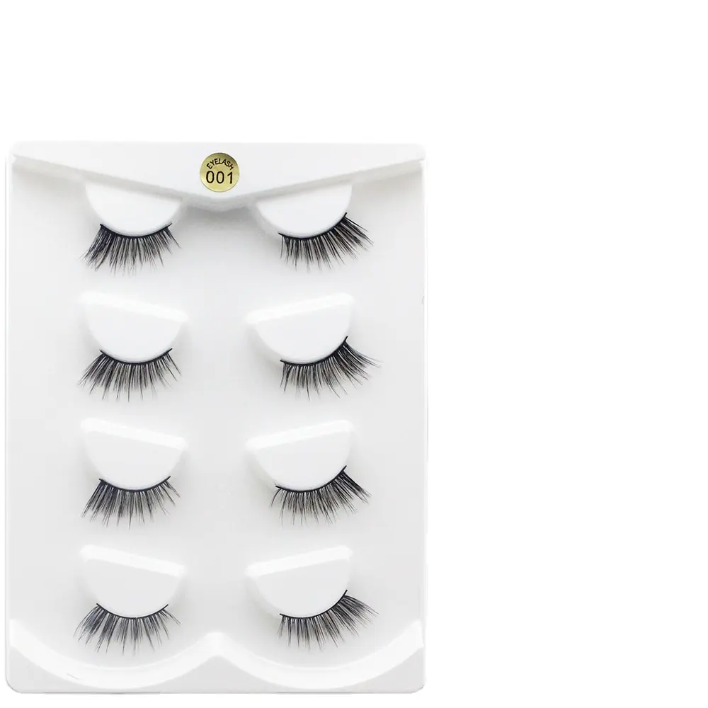 New 15mm Cat Eye Strip Lashes 3d Faux Mink Eyelashes Foxy Full Thick Soft half Lashes Cat Eye Mink Lashes