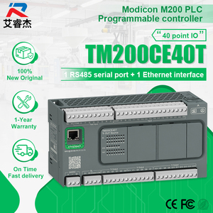 Module de contrôleur logique programmable (PLC) TM200CE40T d'origine, neuf, 24V DC, 40 points IO avec Ethernet et RS485 - Product Image 1