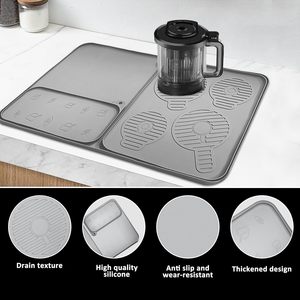 Tapete de Silicona para Café con Ranura de Drenaje, Compatible con los Modelos Ninja Swirl Creami Series 300/500/700, Tapete para Encimera - Product Image 3