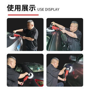 Uptop Handheld <b>Polisher</b> 150-180mm 220V 6000rpm Vibratory Car Polishing Machine Lightweight With Digital Display - Product Image 2