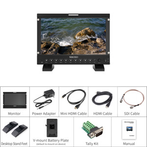 SEETEC P215 PRO 21.5 pouces moniteur <span class=keywords><strong>de</strong></span> directeur <span class=keywords><strong>de</strong></span> diffusion 1000nit moniteur <span class=keywords><strong>de</strong></span> diffusion hd haute luminosité SDI HDMI 4K moniteur <span class=keywords><strong>de</strong></span> diffusion en direct - Product Image 6