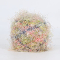 50G clignotant haricot partenaire fil spécial arc-en-ciel tricot à la main Crochet fil d'or fil de laine pour bébé dame écharpe pull gant