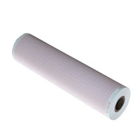 Rouleau de papier thermique pour graphiques ECG médicaux 63 mm - 100 % pâte de bois - Certifié CE/ISO13485 - Modèle GHS - OEM accepté