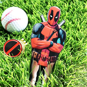 Tees de golf metálicos con forma humana y marcador de bola magnético, juego para golf - Product Image 3