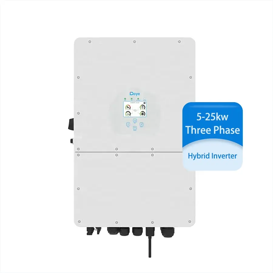 Deye Inverter SG01HP3-EU-AM2, perangkat penyimpanan energi hibrida tegangan tinggi 5kW 6KW 8KW 10kW 12kW 15kW 20kW 25kW