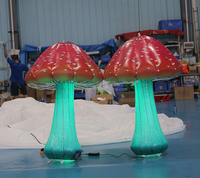 Ballon géant décoratif d'extérieur, modèle gonflable alice au pays des merveilles, décoration de fête, champignon gonflable