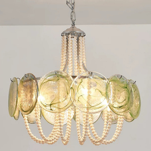 Lustre en verre <span class=keywords><strong>romantique</strong></span> pour salle à manger et salon Lumière chaude et confortable pour l'éclairage de la chambre principale - Product Image 3