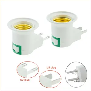 Base de Lámpara E27 Flexible con Enchufe EU/US/UK, Adaptador de Enchufe para Pruebas Móviles, Interruptor, Soporte de Lámpara de Mesa de Acero Inoxidable para LED - Product Image 6