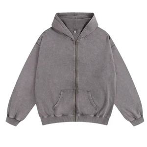 Sudadera con Capucha Extra Grande para Hombre, Estilo Vintage, Lavada, 100% Algodón, Estampada, Transpirable, Ecológica, de Felpa Francesa Gruesa, Personalizable - Product Image 3