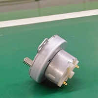 Moteur à engrenages CC JS-50 12V 60 tr/min avec axe en D, boîte de réduction externe en métal, mini-moteur synchrone pour ventilateur d'appareil ménager, à balais