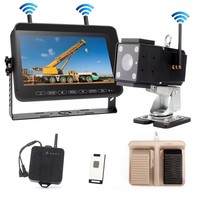 Caméra de recul sans fil pour voiture, capteur AHD 1080P HD, vision nocturne, système de surveillance des angles morts, étanche, fixation universelle pour grue