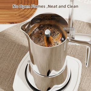 Highwin có thể điều chỉnh nhiệt độ di động nóng tấm đung nhiệt khuếch tán nấu ăn cảm ứng Adapter cho Moka nồi trà nồi - Product Image 4