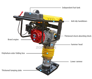 Pilon de bourrage automatique pour béton HCR105 à haut niveau de sécurité Meilleur prix pour divers moteurs de bâtiments de construction comme composant de base - Product Image 2