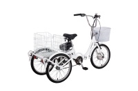 Bicicleta de 3 ruedas de 7 velocidades con neumáticos Kenda V Sistema de frenado Pedal ordinario y material de horquilla de acero