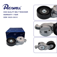 Rexwell OEM 16620-0V020 16620-36010 Conjunto de polea tensora de correa acanalada en V para Toyota Highlander Rav4 Camry Lexus 1AR 2AR