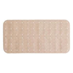 Alfombra de Ducha de PVC Beige de 70x35 cm - Product Image 1