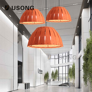 Couvercle de lampe insonorisant en <span class=keywords><strong>fibre</strong></span> de polyester LED de <span class=keywords><strong>plafond</strong></span> suspendu personnalisé haut de gamme - Product Image 5