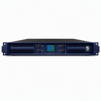 Amplificateur de puissance 4 canaux GaN Classe D 25000W 3700W Montage en rack 1.5U pour concerts, tournées, sonorisation en direct pour stades / arènes / théâtres