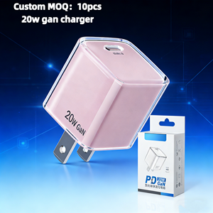 Cargador Portátil Colorido Tommox de <span class=keywords><strong>20w</strong></span>, Cargador Rápido USB-C con Tecnología GaN, <span class=keywords><strong>Adaptador</strong></span> de Carga Rápida PD para Teléfonos Inteligentes iPhone y Samsung, <span class=keywords><strong>Adaptador</strong></span> de <span class=keywords><strong>20w</strong></span> - Product Image 1