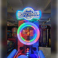 Machine d'arcade de combat de boxe à monnayeur pour intérieur, fabriquée en Chine, en métal, avec interface en anglais, en promotion
