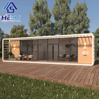 Maisonnette préfabriquée complète et populaire, mobile, style Apple, à vendre – Pod de bureau préfabriqué et portable de 20 pieds ou 40 pieds, maison-conteneur extérieure