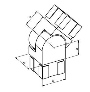 Connettore tubo regolabile in acciaio inox moderno in metallo <span class=keywords><strong>per</strong></span> la costruzione di ponte scala <span class=keywords><strong>ringhiere</strong></span> in vetro <span class=keywords><strong>per</strong></span> corrimano <span class=keywords><strong>tubi</strong></span> <span class=keywords><strong>ringhiere</strong></span> - Product Image 2
