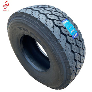 Ban Mobil Baru 445/65R22.5 Dipasangkan dengan Velg Baja 13x22.5 untuk Rig Servis Berkualitas Garansi 1 Tahun Tersedia Grosir - Product Image 1