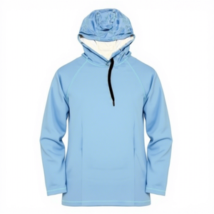Sudadera de Pesca con Capucha Unisex Azul Camuflaje, Manga Larga, UPF 50, Anti UV, Poliéster, Protección Solar - Product Image 3