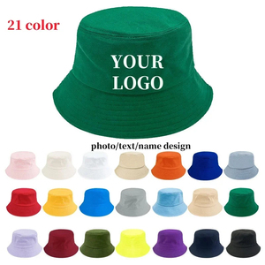 Sombreros de pescador de algodón para exteriores, con estampado y bordado, logotipo personalizado DIY, gorros de ocio, gorros tipo panamá, gorros de verano para el sol. - Product Image 1