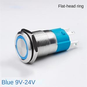 Interruptor de Botón de Acero Inoxidable de 16 mm, 5-10A, 250V, Reinicio Automático en 1 Minuto, 4 Pines, IP65, Interruptor de Botón Metálico - Product Image 4