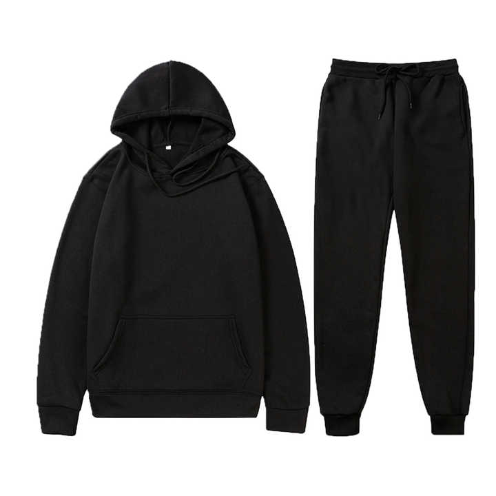 Sports Two-piece Men's Sweater Set Hoodie