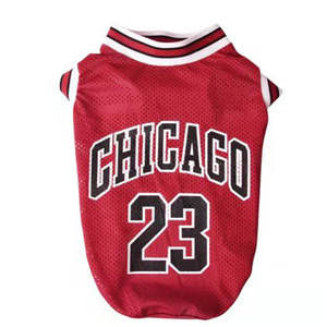 Produsen grosir musim panas kaus hewan peliharaan anjing murah baju anjing peliharaan kaus mewah rompi basket anjing - Product Image 5