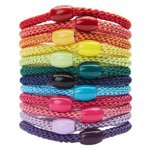 Venta al por mayor <span class=keywords><strong>Kknekki</strong></span> lujo logotipo personalizado embalaje mujeres accesorios elásticos lazos para el cabello - Product Image 2