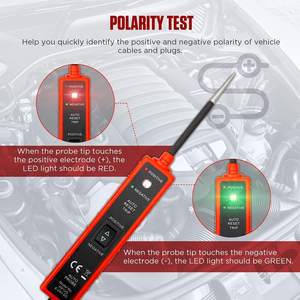 DC 6V~DC 24V Automotive Car Auto Voltage <strong>Tester</strong> with 4.8m/16ft Test Leads for <strong>Continuity</strong> Test Electrical Circuit Breaker Finder