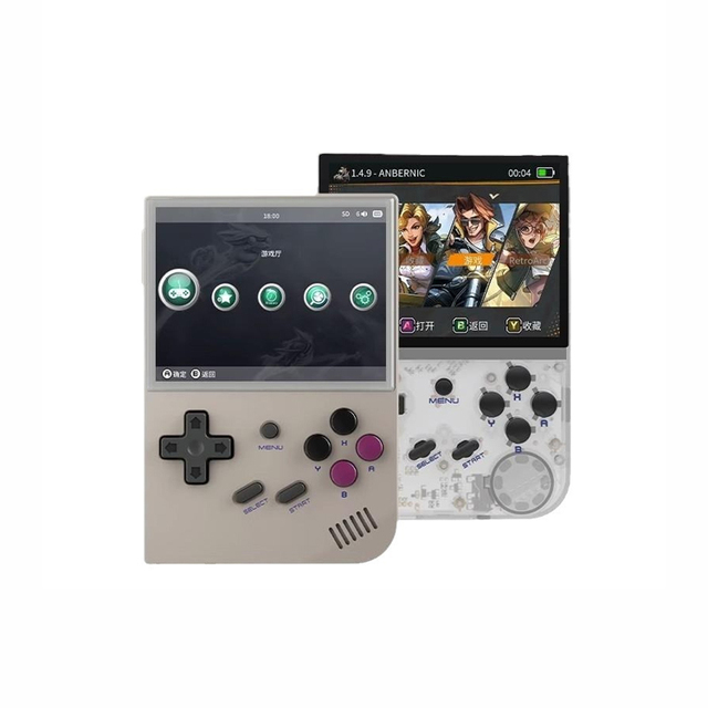 Ambernic RG35XX 3.5 Inch Screen Handheld Game Console 64GB H700 CPU 2600mAh Battery Open Source Linux OS Portable Retro Player