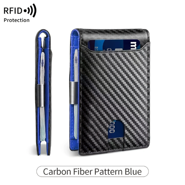 Motivo in Fibra di Carbonio Blu