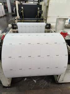 60gsm/65gsm cielo/luce blu Glassine carta autoadesiva corea Hot TOP/ECO etichetta termica adesivo metà Jumbo Rolls - Product Image 4