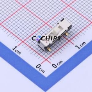 CL-SB-13B-02T Slide Switch SMD Switch Single Pole Three Throw Rectangle Pin Header Gull Wing Type 8.5mm - Product Image 1