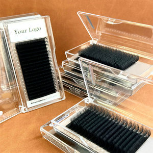 ESSI bulu mata Super Matte hitam bulu mata kasmir ekstensi bulu mata bulu mata Volume bulu mata nampan kustom ekstensi bulu mata beludru - Product Image 1
