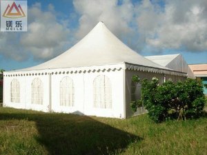 Tente de réception de luxe en PVC imperméable <span class=keywords><strong>pour</strong></span> événements sportifs, chapiteau de mariage, grande tente de jardin en aluminium, gazebo pagode extérieur - Product Image 3