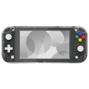 Coques de remplacement personnalisées transparentes noires pour la face avant et l'arrière des manettes Switch Lite pour Nintendo Switch Lite - Product Image 4