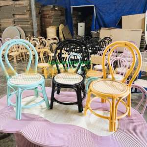 Mobilier de jardin moderne en rotin Prix compétitif Cadre de chaise pour enfants pour l'extérieur Salon Chambre à coucher et cuisine pour bébés - Product Image 6